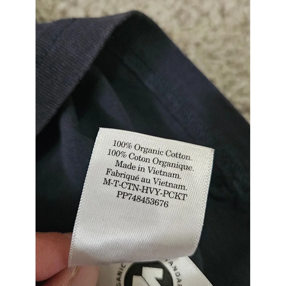 Everlane Organic Cotton Heavy Pocket T-Shirt Mens Large Black Short Sleeve - Picture 6 of 7